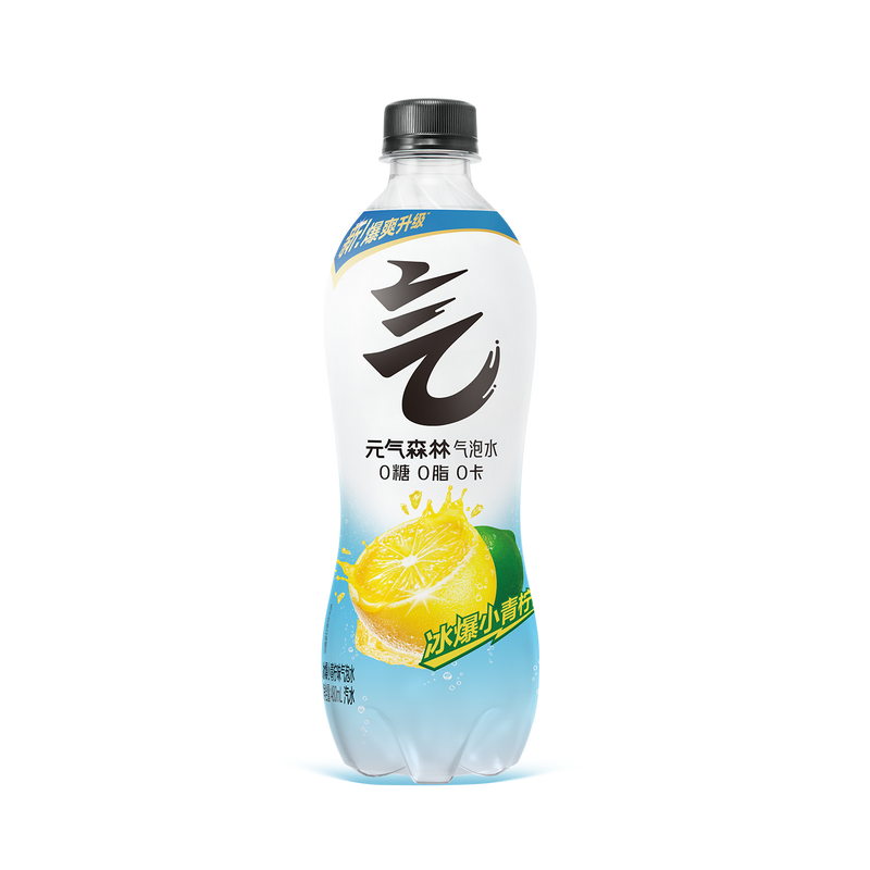【A.Genki商品】 Genki Forest Sparkling Water 480ML - Lime小青柠 气泡水 15 Bottles