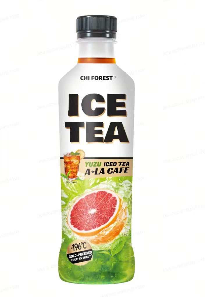 Genki Forest Ice Tea 450ML - Grapefruit Yuzu Tea EN