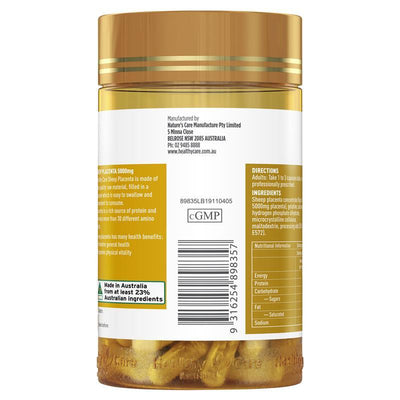 Healthy Care Sheep Placenta 5000mg 100 Capsules