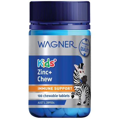 Wagner Kids Zinc Plus Chewable 100 Tablets