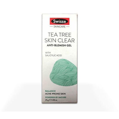 Swisse Skincare Tea Tree Skin Clear Anti-Blemish Gel 25g